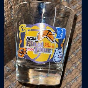 Official NCAA Final Four 2004 San Antonio Shot Glass Vintage Collectible Classic